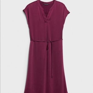 Banana Republic burgundy dress